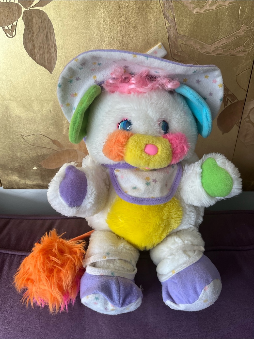 Original 1986 Popples Baby Bibsy